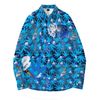 Kush Family's Long Sleeve Liquid Blue Collar Shirt
