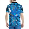 Liquid Blue Kush Collar Shirt 