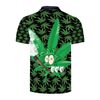 Black & Green Kush Collar Shirt