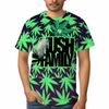Black & Lime Green Kush Leaves $50