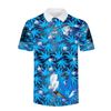 Liquid Blue Kush Collar Shirt 