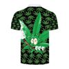 Black & Green Kush Collar Shirt
