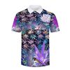 Kush Family's (Short Sleeve) Purple Potion Collar Shirt