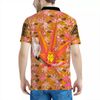 Strawberry Orange Kush Collar Shirt