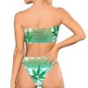 Kush Family's Bandeau White & Green Bakini