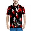 Kush Family's Black & Red Short Sleeve Collar Shirt