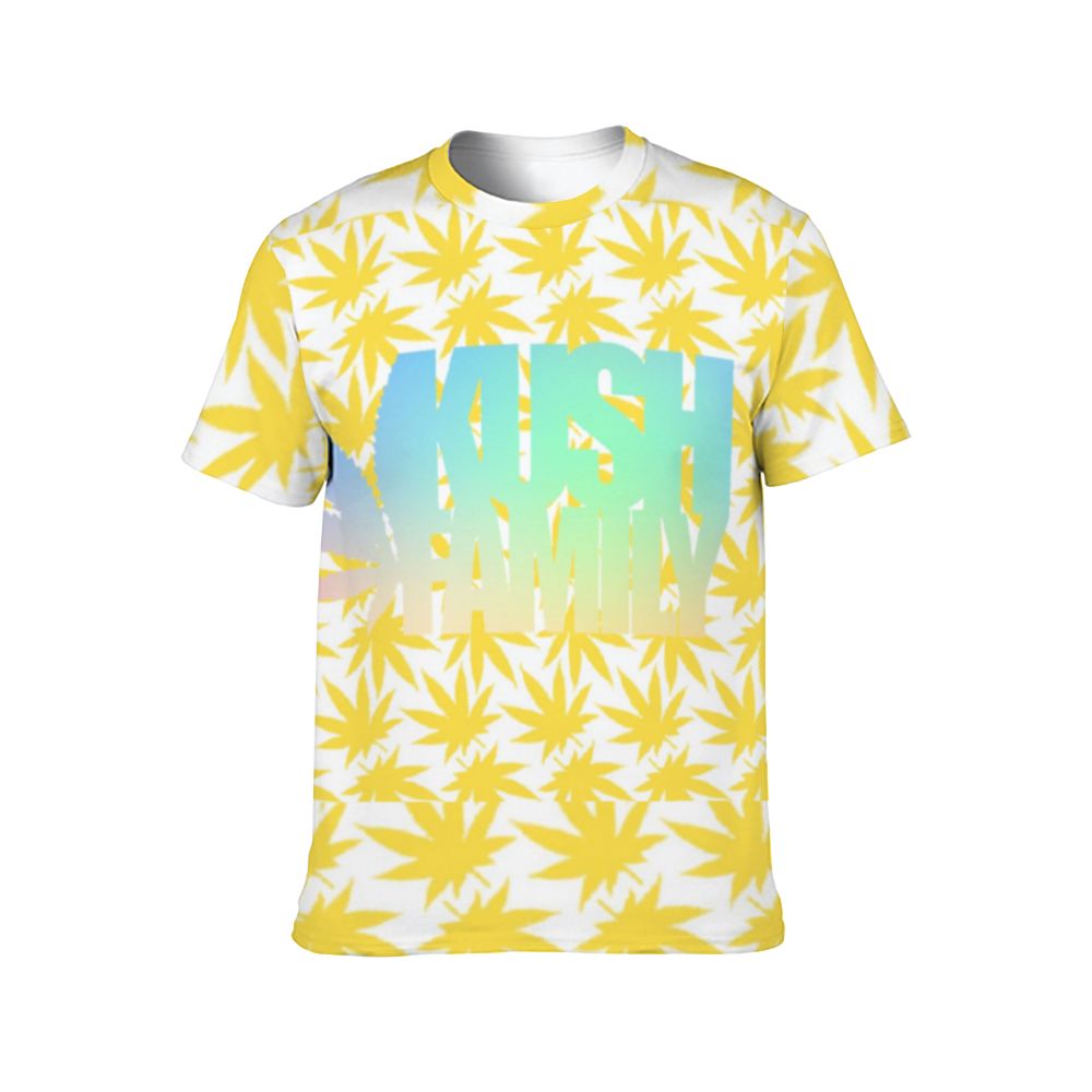 Yellow Marijuana Leaf Shirt $50 