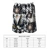 Kush Family's White & Black Swimming Trunks