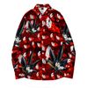 Kush Family's Red & Black Long Sleeve Collar Shirt