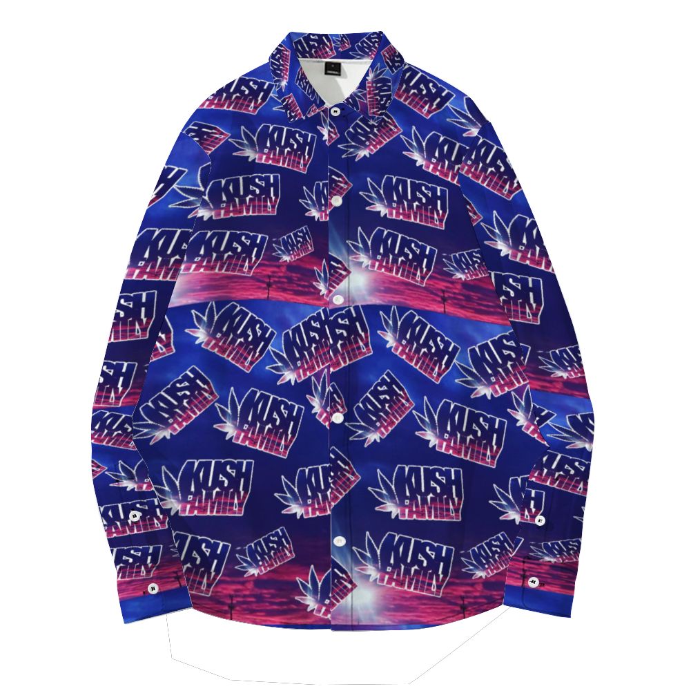 Kush Family's Long Sleeve Sky Collar Shirt