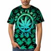 Black & Green Marijuana Leaf Shirt $50