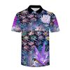 Kush Family's (Short Sleeve) Purple Potion Collar Shirt