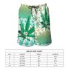 Kush Family's White & Green Swimming Trunks