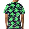 Black & Lime Green Kush Leaves $50