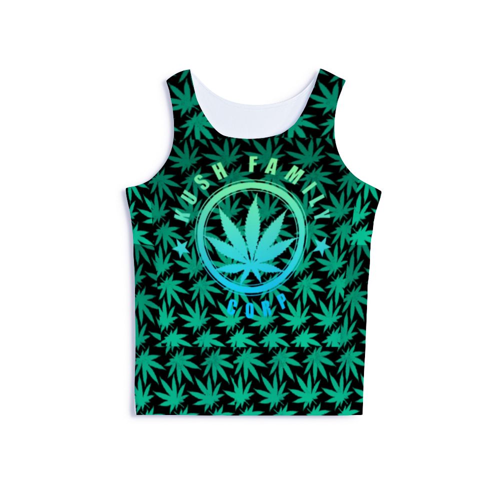 Black & Green Marijuana Leaf (Females Only)