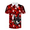 Kush Family's Red & Black Short Sleeve Collar Shirt