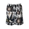 Kush Family's White & Black Swimming Trunks