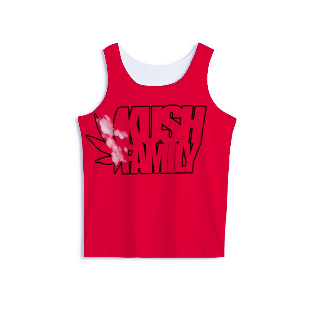 Kush Family Tee's (Red On Red) $35