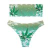 Kush Family's Bandeau White & Green Bakini