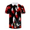 Kush Family's Black & Red Short Sleeve Collar Shirt