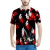 Kush Family's Black & Red Short Sleeve Collar Shirt