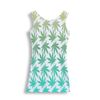 Kush Family Marijuana Leaf Dress (White & Green) $50