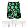 Kush Family Black & Green Swimming Trunks 