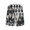 Kush Family's White & Black Swimming Trunks