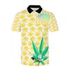Kush Family's Yellow Fellow Short Sleeve Collar Shirt
