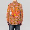 Kush Family's Strawberry Orange Long Sleeve Collar Shirt