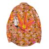Kush Family's Strawberry Orange Long Sleeve Collar Shirt