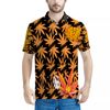 Kush Family's Black & Orange (Short Sleeve) Collar Shirt