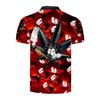 Kush Family's Red & Black Short Sleeve Collar Shirt