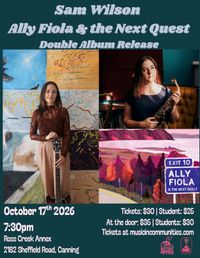 Sam Wilson Trio + Ally Fiola & the Next Quest 