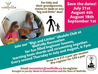 "Bigs and Littles" Ukulele Club