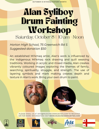 Drum Painting with Alan Syliboy!