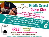 Middle School Guitar Club with Reuben Gilbert