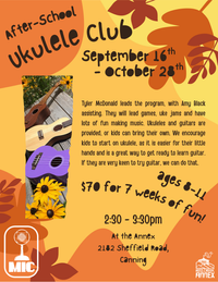 After-School Ukulele Club (Ages 8-11)
