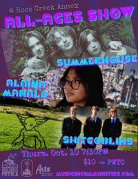 All-Ages Show w Summerhouse + Alaina Manalo + Sh!tgoblins 