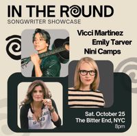 NYC - Songwriters In The Round w Vicci Martinez & Emily Tarver