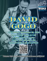 DAVID GOGO - Guest Tickets