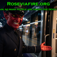 (#1,201) - The devil’s train, so many people are taking the devil’s train to hell by Roseviafire.org