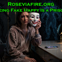(#1) - Being Fake Happy Is a Prison by Roseviafire.org