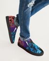 Mens \ Womens Colored Smoke Canvas Slides 