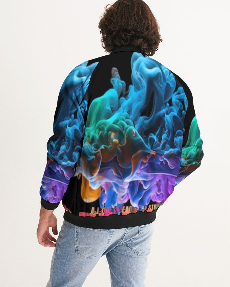 Colored Smoke Bomber Jacket 
