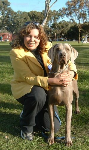 Claire & Vader the day he obtained his GRAND CHAMPIONSHIP!
