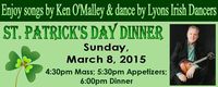 Mary and Joseph Retreat Center St. Patrick's Day Dinner - Ken O'Malley and Friends
