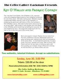 Ken O'Malley with Padraic Conroy
