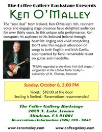 Ken O'Malley solo show