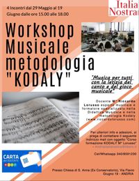 Riccardo Lorusso in Workshop Metodologia KODALY 
